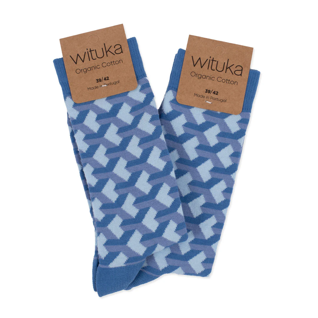 Socks Impossible Figures Blue - Image 4